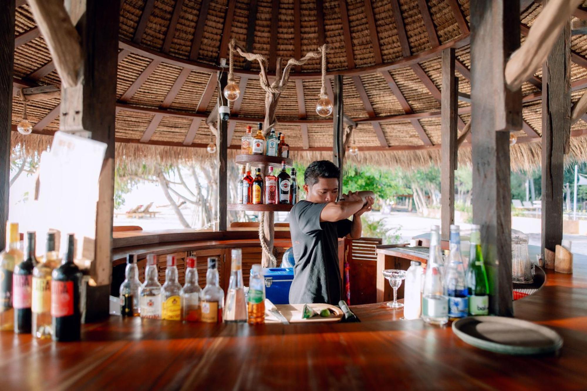 Island View Bar & Bungalow Gili Islands Exterior photo