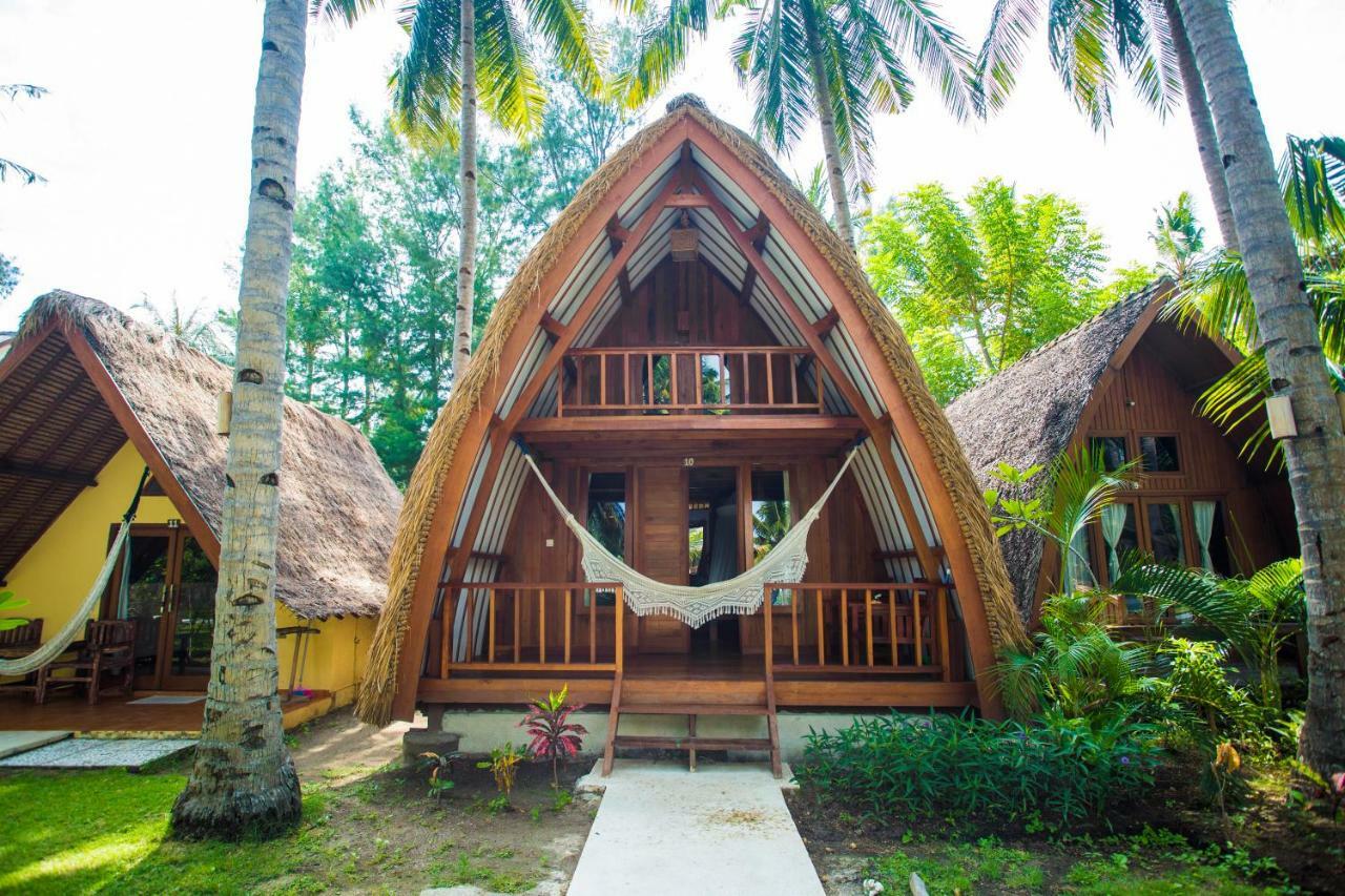 Island View Bar & Bungalow Gili Islands Exterior photo
